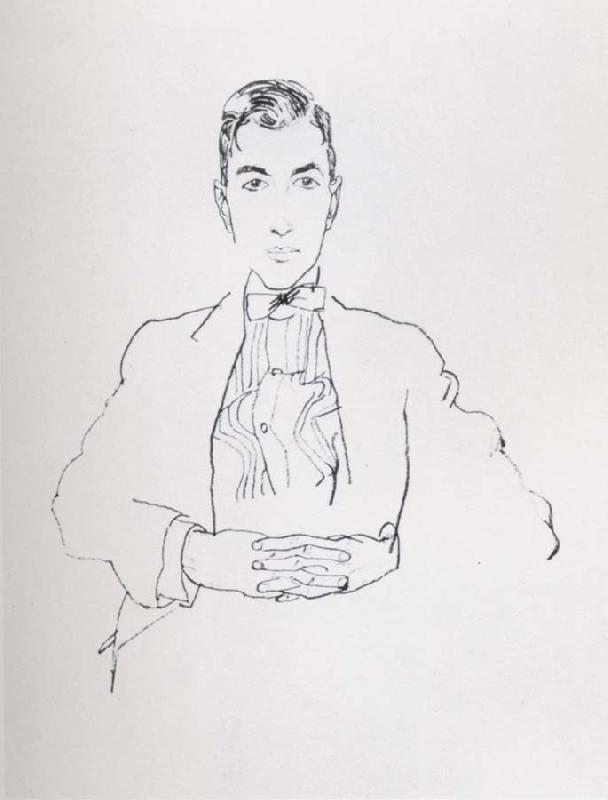 Egon Schiele Portrait of erich lederer France oil painting art